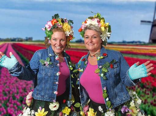 Bloemen meisjes