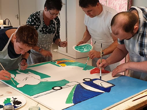 Group painting